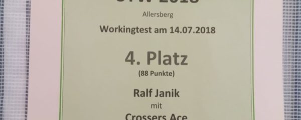 14.07.2018 – Crossers Ace mit Ralf Janik legen einen grandiosen Start hin